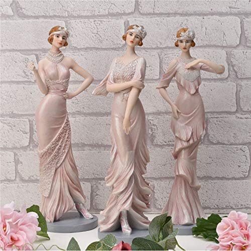 Broadway Belles Daisy Blush Pink Glitter Charleston Figurine