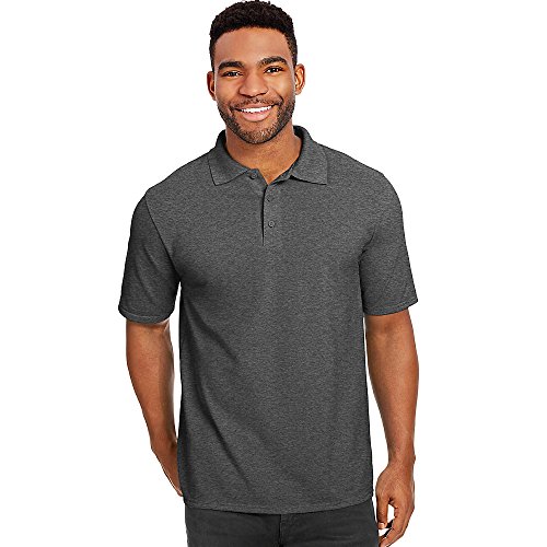Hanes mens X-Temp Short Sleeve Pique Polo Shirt