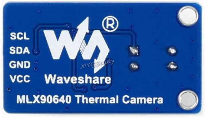 MLX90640 IR Array Thermal Imaging Camera 32×24 Pixels 55° Field of View I2C Interface 3.3V/5V Compatible with Raspberry Pi (ESP32) STM32 @XYGStudy (MLX90640-D55 Thermal Camera)