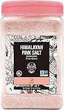 Soeos Himalayan Pink Salt, Fine Grain, 80oz (5 Pound), Non-GMO Himalayan Salt, Kosher Salt, Pink Himalayan Sea Salt Fine