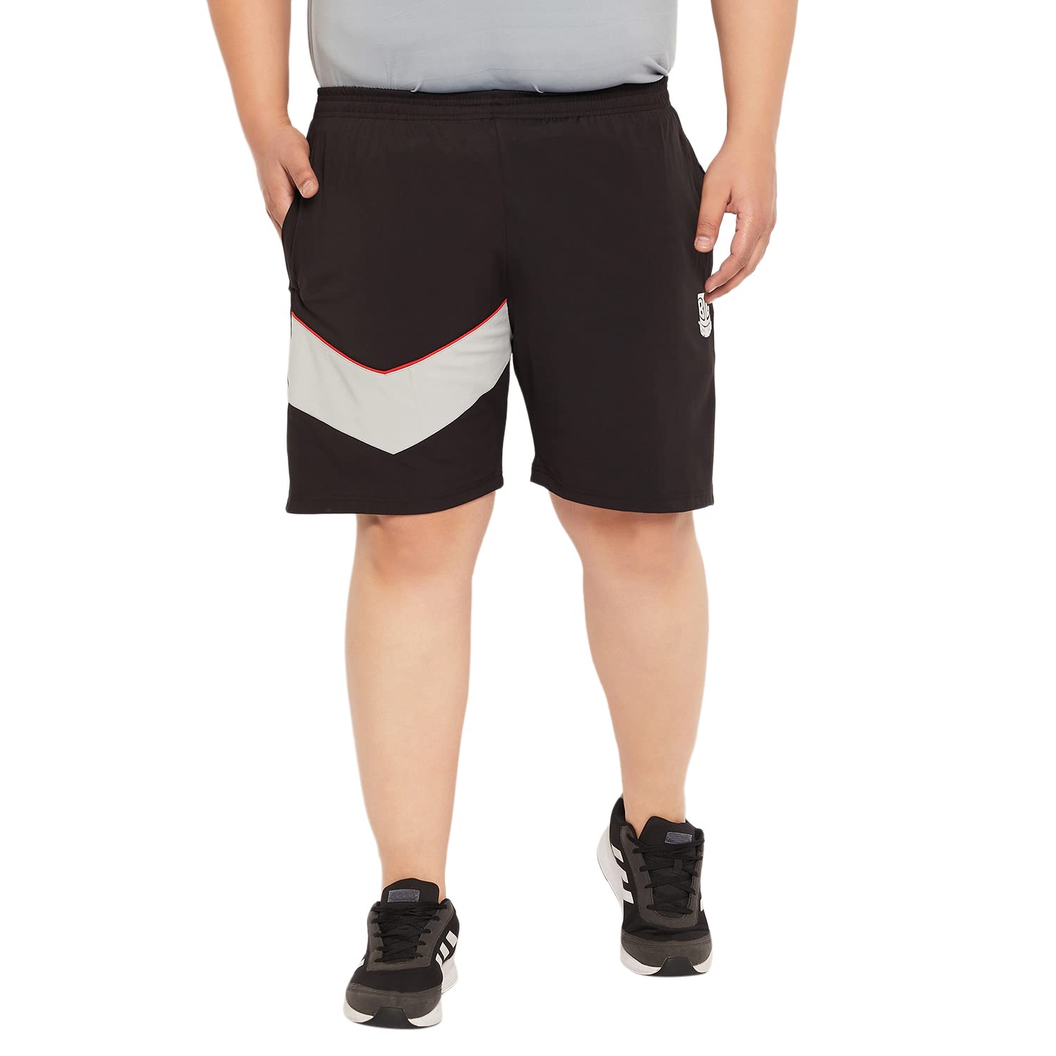 bigbanana Plus Size Men's Regular Fit Colorblock Shorts-picture-21