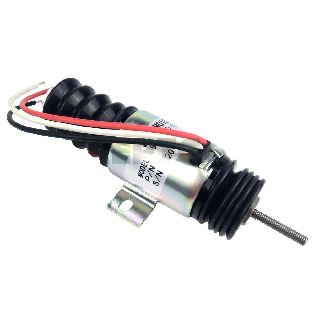 12V 3 Wire Fuel Shutoff Stop Solenoid SA-4180-12 1756ESDB-12E3ULB2 for Woodward