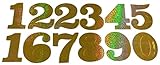 zahl phi goldener schnitt Sticker Zahlen zum auf-kleben je Zahl 6,5 - 7 cm hoch