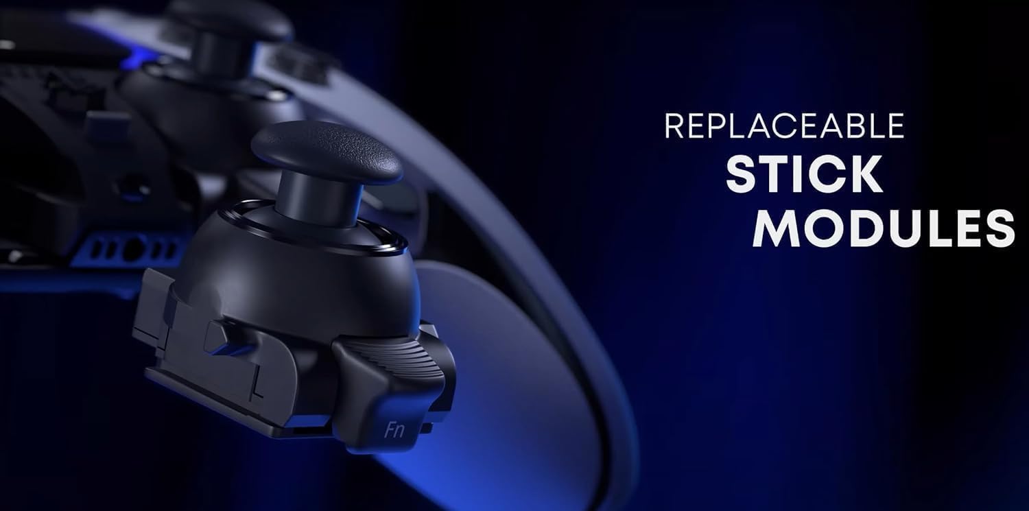 Stick Module Replacement for PS5 DualSense Edge Controller Two Pack, Easy Joystick Replacement Compatible with PlayStation Dual Sense Edge Stick Module to Resolve Drift and Restore Pro Level Accuracy