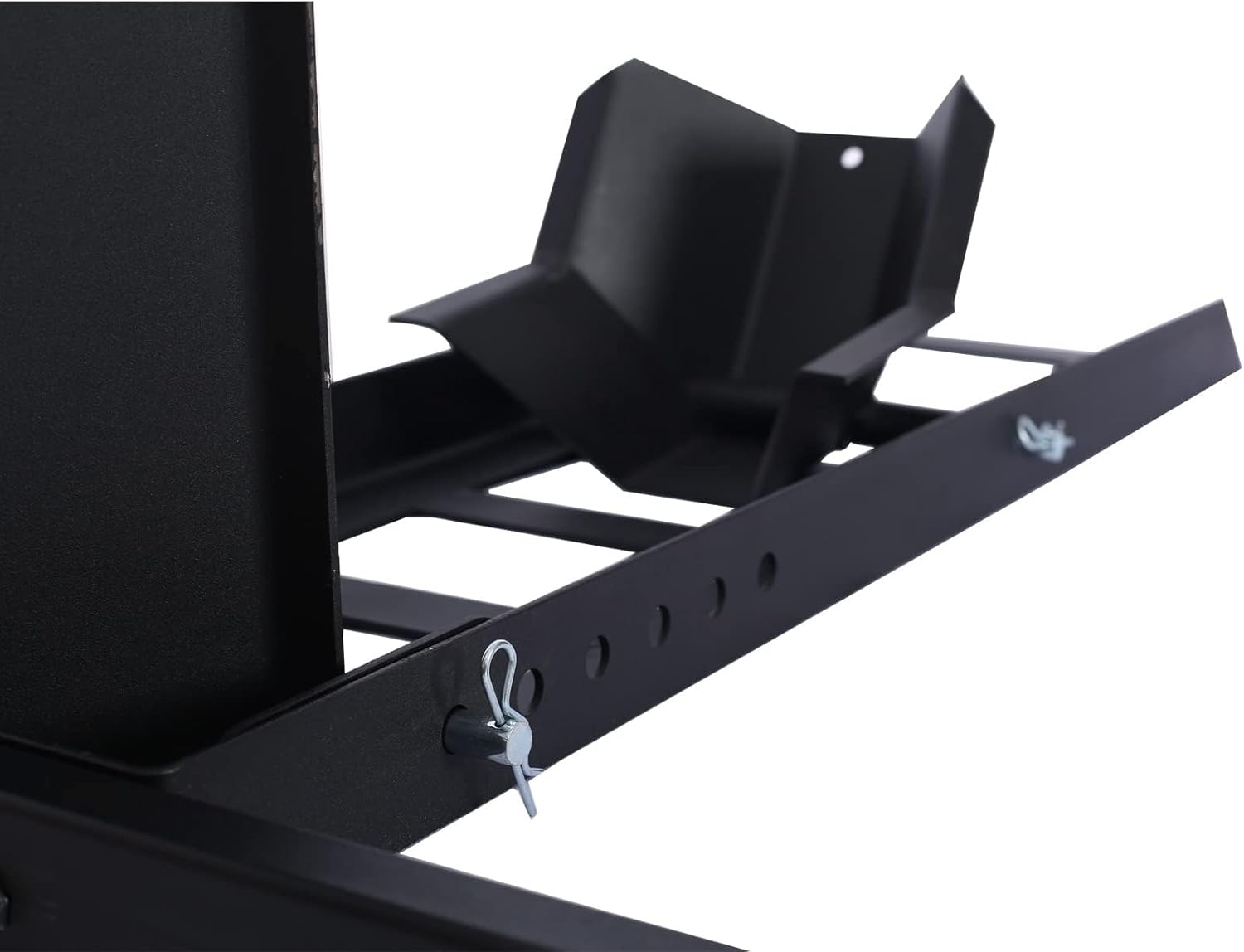 Motorcycle Front Tire Chock, 1800 lb Capacity, Adjustable Heavy-Duty Stand/Wheel Chock for 15"-22" Wheels. (1800 Lb)