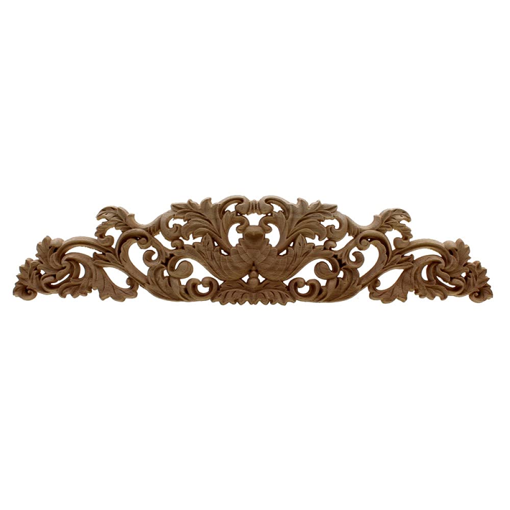 Sculpture sur bois onlay de 50cm pour une déco de maison élégante et classique