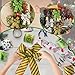 Wninbu Christmas Ribbon Wired 2.5 Inch,6 Roll 30 Yards Red and Green Christmas Ribbon for Wreaths Bows,Christmas Ribbon Wired Edge for Tree Garland DIY Xmas Crafts Christmas Decorations