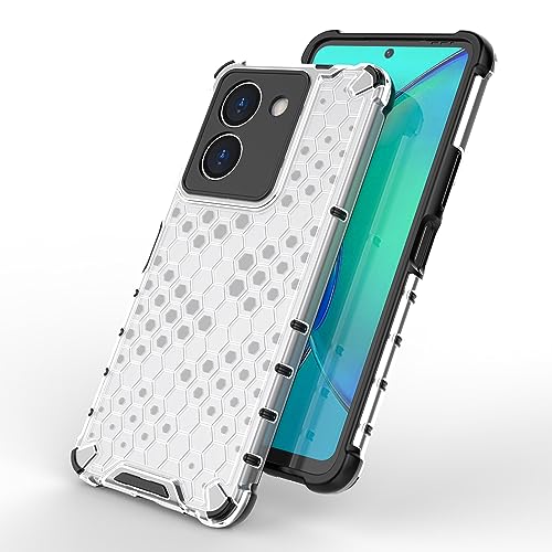 Image of Glasgow Back Case Cover Designed for [ Vivo Y36 / Y36 4G ] (Stylish Look | Shock Proof) - Transparent
