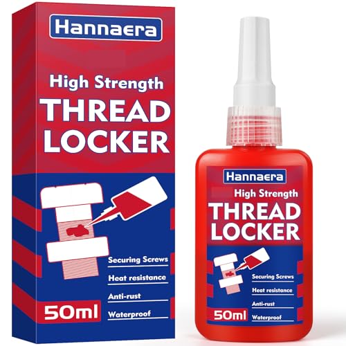 Fijador Tornillos Alta Resistencia, Fijador de Roscas, Adhesivo Anaeróbico para Pegar Tornillos de Metal para Proteger El Funcionamiento Mecánico 50ml