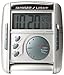 Seiko Travel Alarm Get Up and Glow Clock Silver-Tone Metallic Case