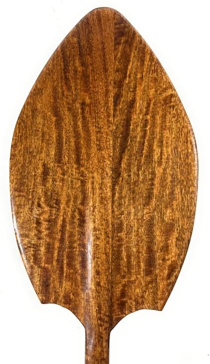 Tikimaster Curly Alii Mango Outrigger Canoe Paddle 60 inches | #KOA7482