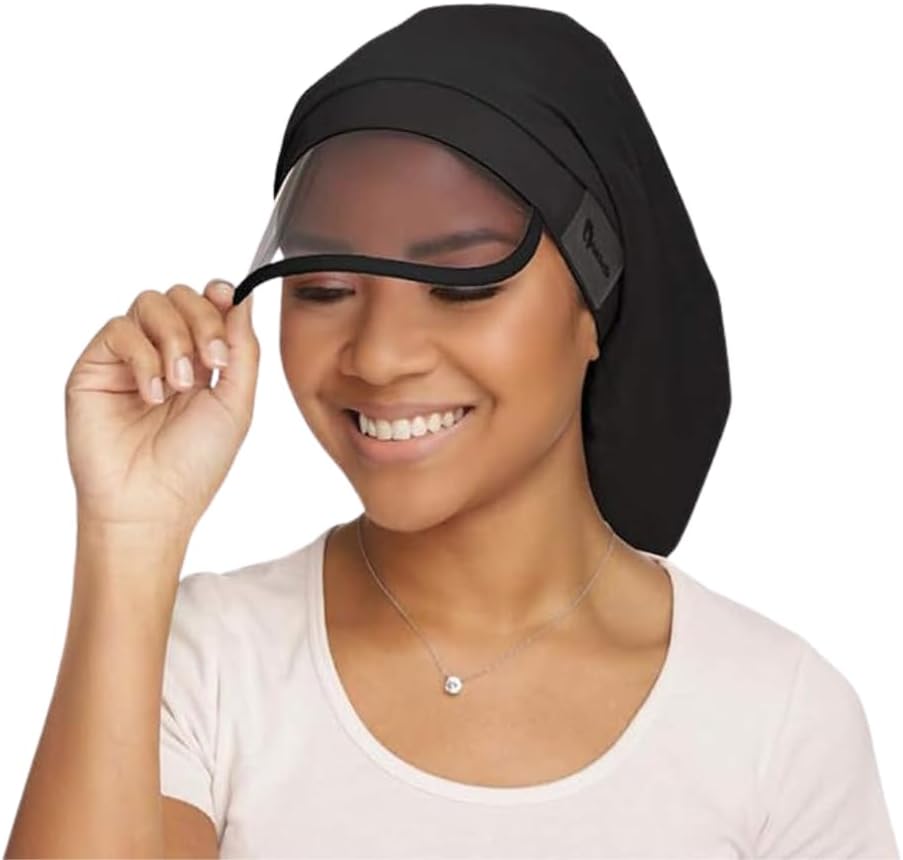 Hairbrella XL Women’s Rain Hat, Waterproof, Sun Protection, Satin-Lined, Packable, for Voluminous and Long Hair