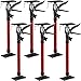 Produktbild TecTake Türspanner Teleskopstange | stufenlos verstellbar | leichte Handhabung - Diverse Modelle (6er Set rot| Nr. 402617)