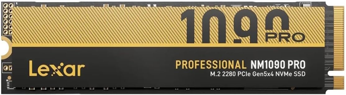 Lexar Professional Nm1090 Pro 4 Tb M.2 Pci Express 5.0 Nvme 3D, W129162109 (M.2 Pci Express 5.0 Nvme 3D TLC Nand)