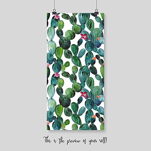 Papier peint fleurs de cacti floral 290x290cm pour salon