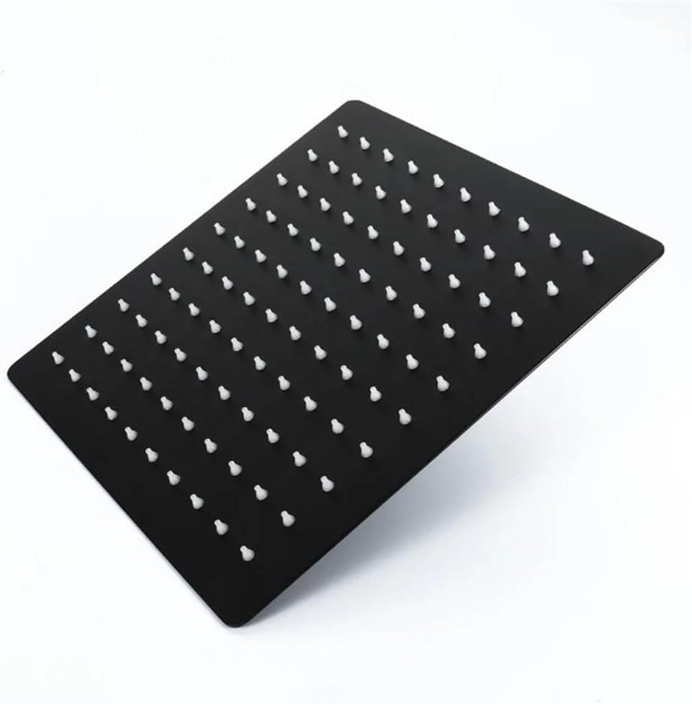 Ceiling Mounted Stainless Steel Bathroom Shower Head Arm Tube Black Round 10/30CM Straight Extender Extension Pipe Accessories