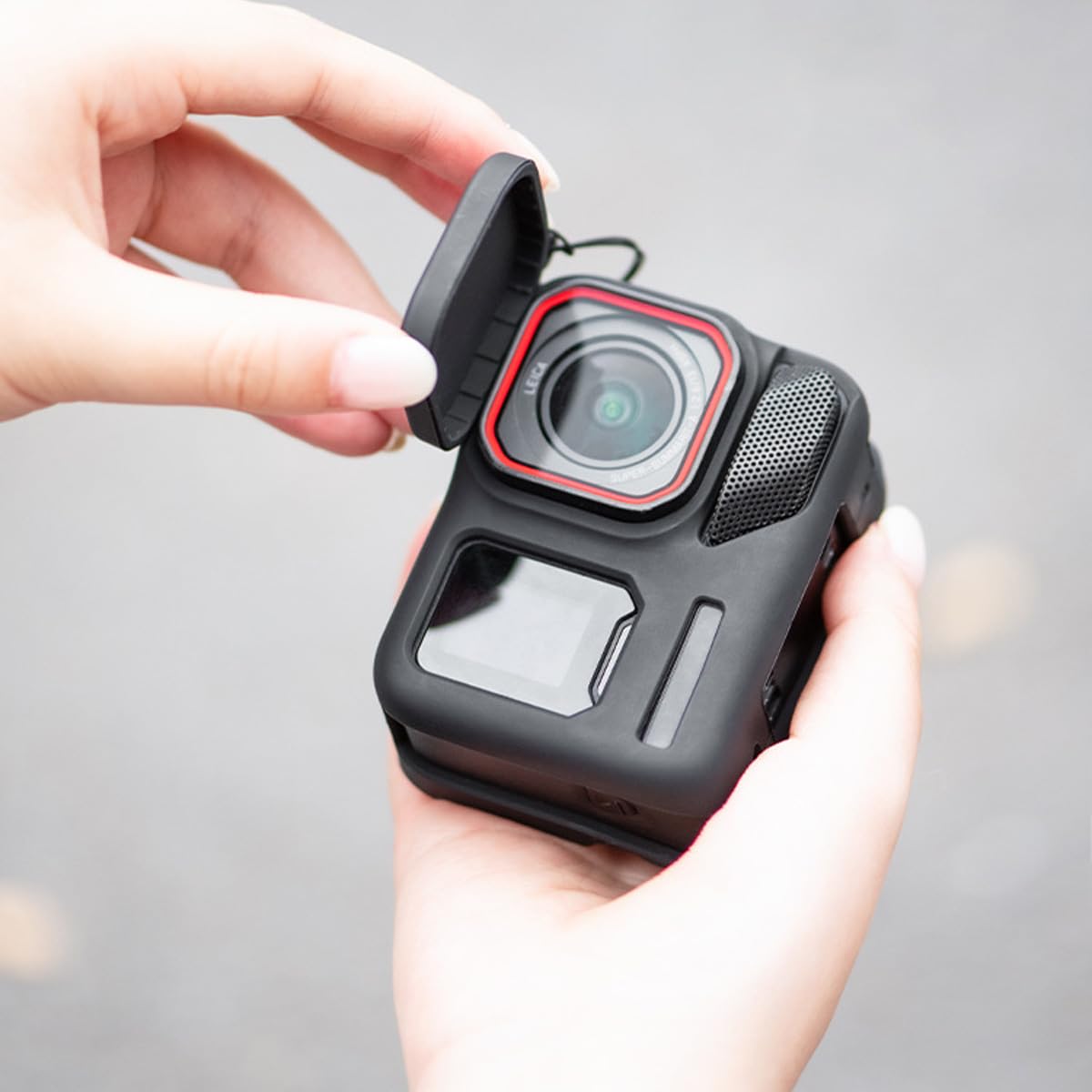 Funda de silicona para lente, a prueba de golpes, marco antiarañazos, resistente a caídas para 360 Ace Pro 2