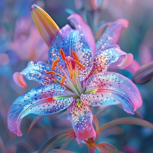 Sfuso Giglio bulbi,Piante perenni,Giglio pianta vera,resistenti al freddo,Tagliare,Facile da curare(non artificiali)-10 Bulbi-D