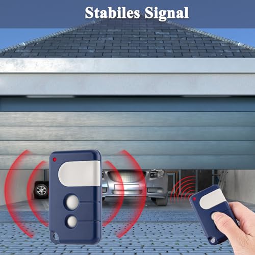 AOUZOVLI 2 Stück Kompatibel mit Chamberlain Handsender Garagentoröffner Fernbedienung Fernbedienung Garagentor Kompatibel mit 84335EML 84333E 94333E 433,92MHz Garagentoröffner für MLR 500/750/850