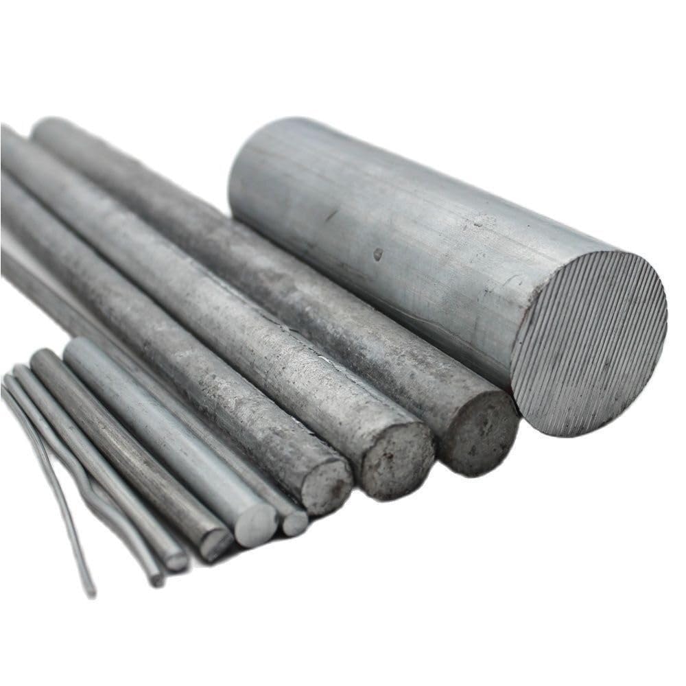 Asta in metallo industriale in zinco - Lunghezza da 100 mm a 500 mm, Diametro da 2 mm a 120 mm, Barra tonda solida 1 pezzo(300x15mm)