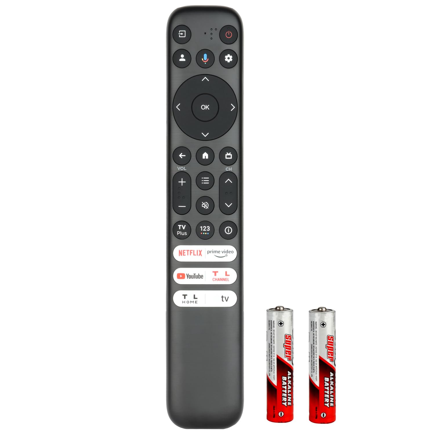 RC813 Voice Remote Control Compatible with TCL Android TVs 55Q670G RC813 Voice Remote Control Compatible with TCL Android TVs 55Q670G