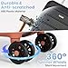 Tavoxda Cabin Suitcase Hand Small Luggage Carry On Suitcase, ABS Hard Shell Spinner Wheels with Travel Tote and Toiletry Bag, 20Inch Set, Black