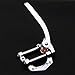 Guitar Vibrato Tailpiece Tremolo, Flat Top Body Tremolo Unit Vibrato Bridge for Tele, SG, LP Electric Guitars Chrome