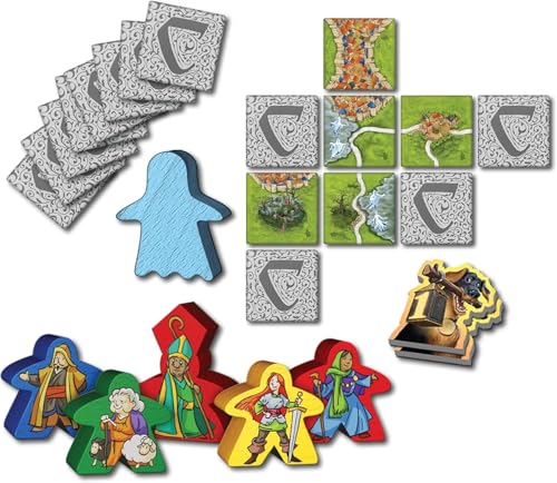 Image of Mists Over Carcassonne Board Game | Territory Building Strategy Game | Cooperative Family Game for Kids and Adults | Ages 8+ | 1-5 Players | Average Playtime 45 Minutes | Made by Z-Man Games