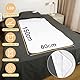 DOEL Heizdecke Einzel 150x80cm, Wärmeunterbett mit 10 Heizstufen, Elektrische Wärmedecke mit 3/12h Abschaltautomatik, Maschinenwaschbar Matratzenheizung, 220-230V, 50-60Hz, 66W, Weiß