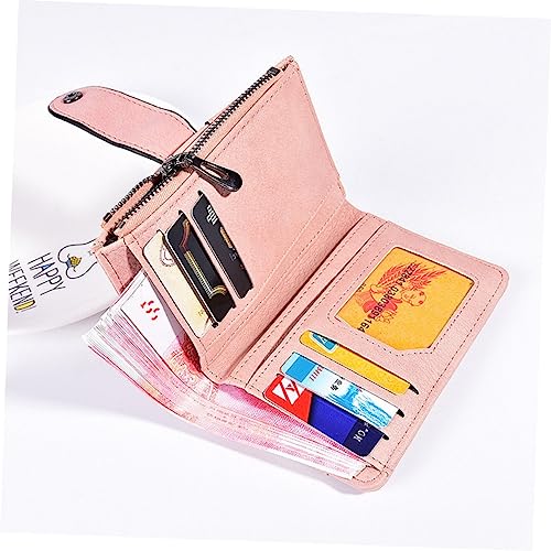 Cute Women Wallet Fashion Short Storage Wallet for Lady Pu Many Slots Easy to Organize3
