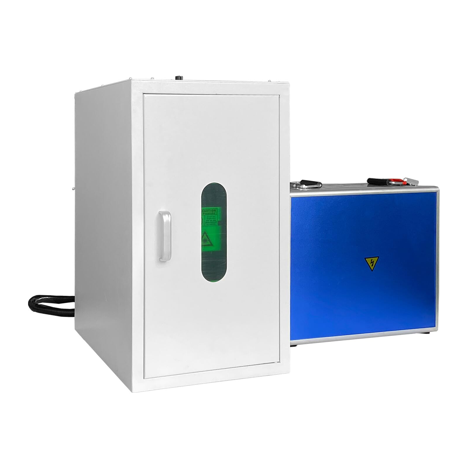 Graveur Laser Métal laser Fibre Machine à Graver Laser Fiber Laser Decoupe avec Autofocus Raycus 1064nm 220V précision 0.01mm pour Métal Bijoux Cuivre Aluminium Acier Fer Etc.(50W Area 300 * 300mm)