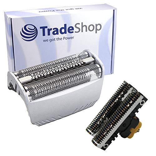 Trade-Shop Kombipack Scherfolie 30s + Klingenblock kompatibel mit Braun 4715 4735 4736 4737 4739 4740 4745 4746 4747 4770 4775 4776 4815 4835 Rasierer