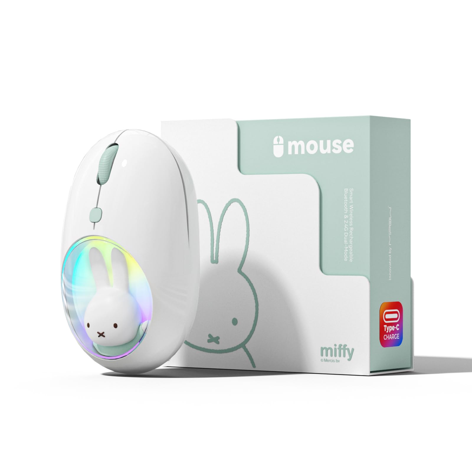 Amazon.com: Miffy Wireless Bluetooth Optical Mouse Dual Mode (BT
