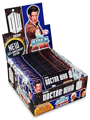 Image of Topps Doctor Who Alien Attax 50th Anniv. Ed. Trading Cards Box Set - 24 Packs