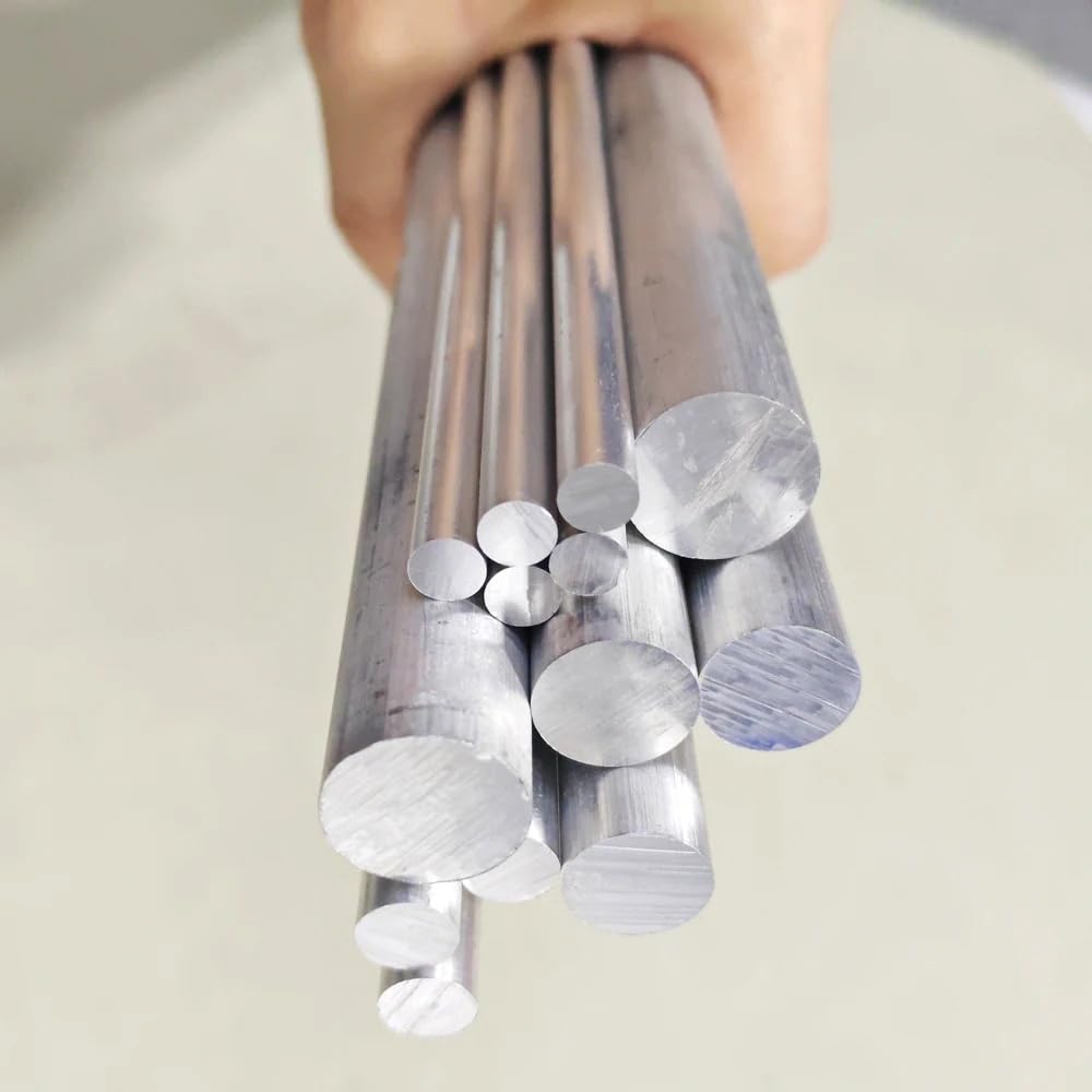 Solidny okrągły pręt ze stopu aluminium 6061, długość 500 mm 1 szt., średnica 5–60 mm z możliwością krojenia, lekki, odporny na korozję(50mm)