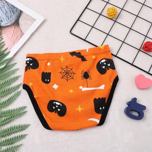 Betadog Boys' Exclusive Multipacks of Combed Cotton Underwear Briefs Cute Pumpkin 𝐏anties Baby Underwear 3 Pack2