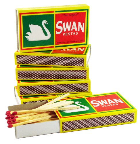 (6) Boxes of Swan Vestas Matches