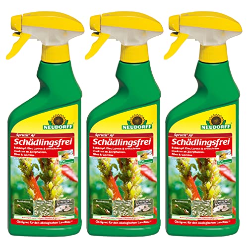 3 x 500 ml Neudorff Spruzit AF Schädlingsfrei Anwendungsfrei