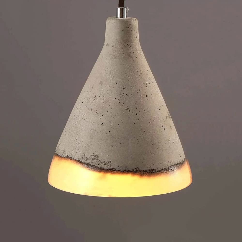 Lámpara colgante de resina creativa para comedores y barras de cocina rústicas