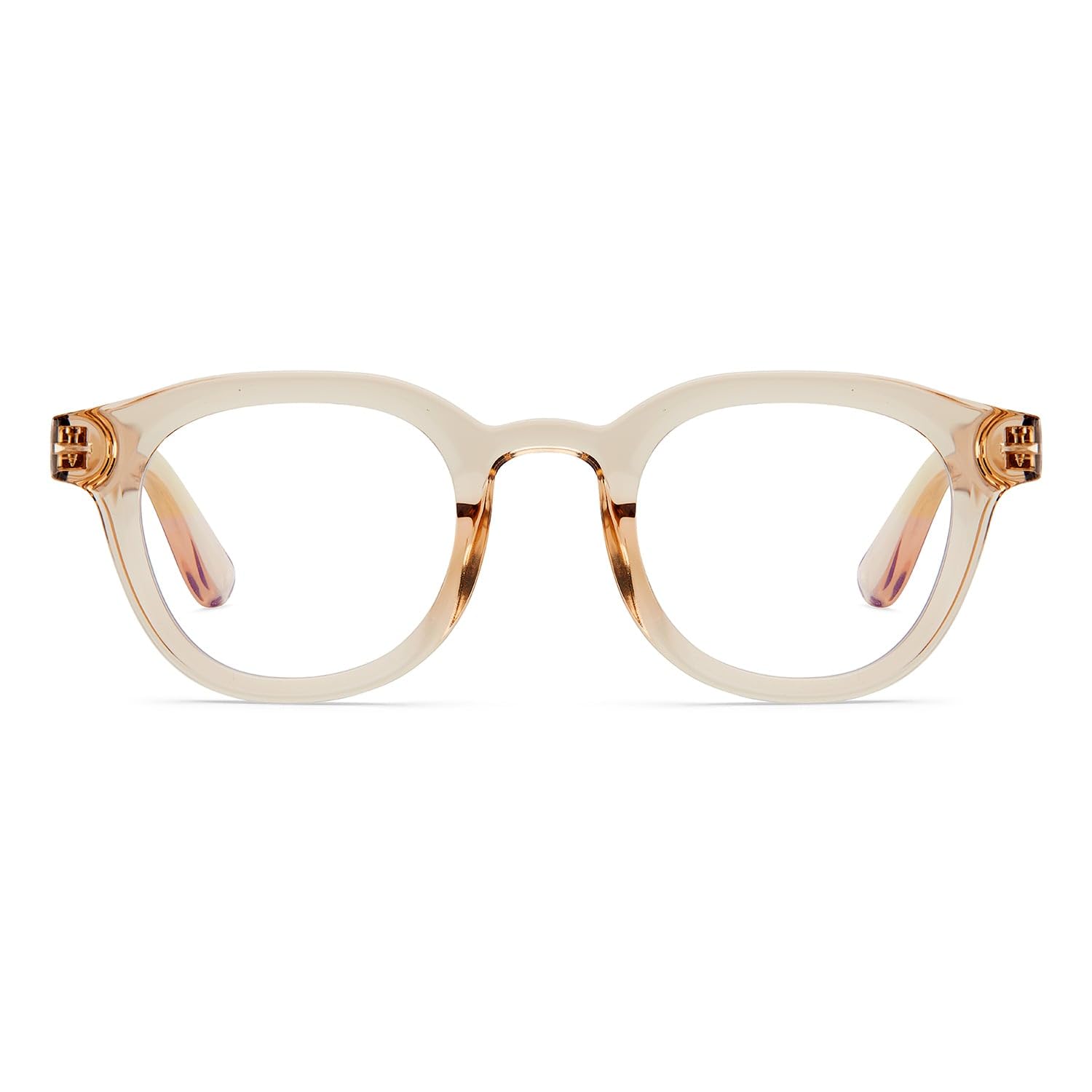 Barner Gafas de diseño con filtro de luz azul, cuarzo rosa Andy + 2.0 - monturas ligeras TR90, diseño moderno