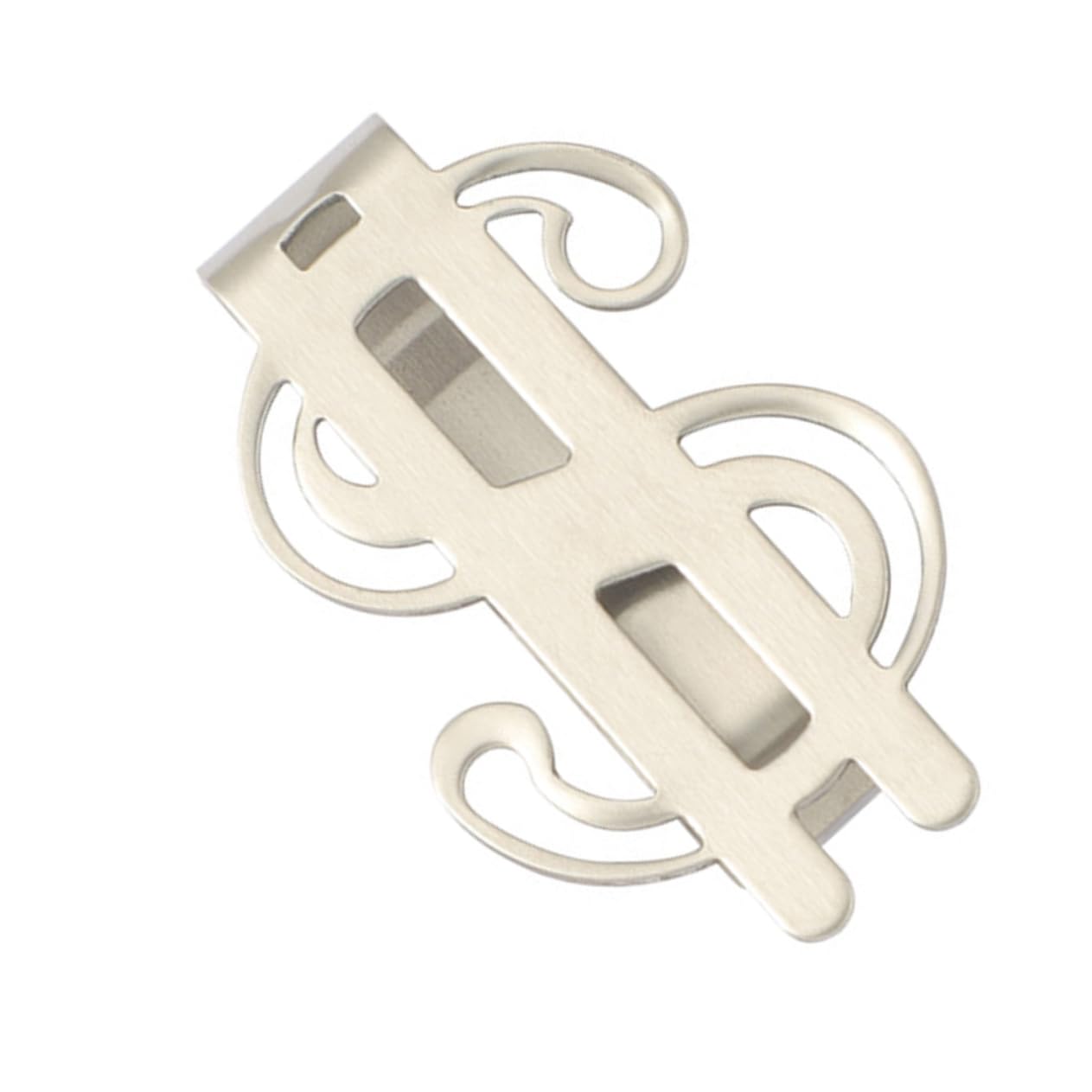 BESPORTBLE Versatile Stainless Steel Money Clip Portable Cash Holder for Paper Stylish Bookmark File Fixing Clip Lightweight Durable Accessory for Use