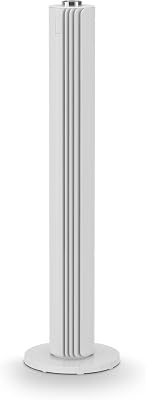 Rowenta Urban Cool – Ventilador de Torre Silencioso y Potente, 3 Velocidades, Oscilación y Orientación Automáticas, Portatil y con Bajo Consumo Energético, Alto Rendimiento, Sin Aspas, Blanco VU6720