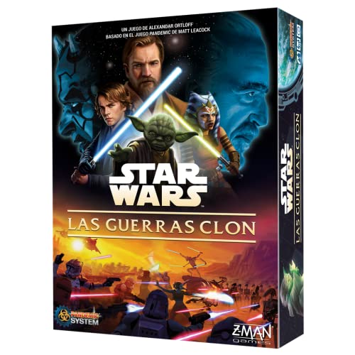 Z-Man Games ZM7126ES Star Wars: Las Guerras Clon - Juego de Mesa en Español