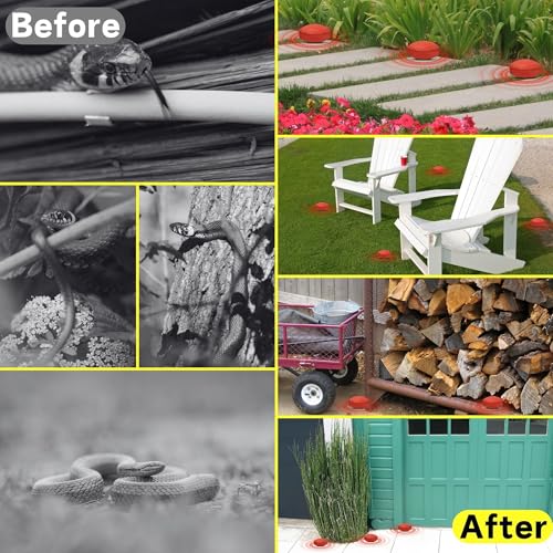 image for Atindirey Snake Repellent Balls for Yard - Powerful Outdoor Protection