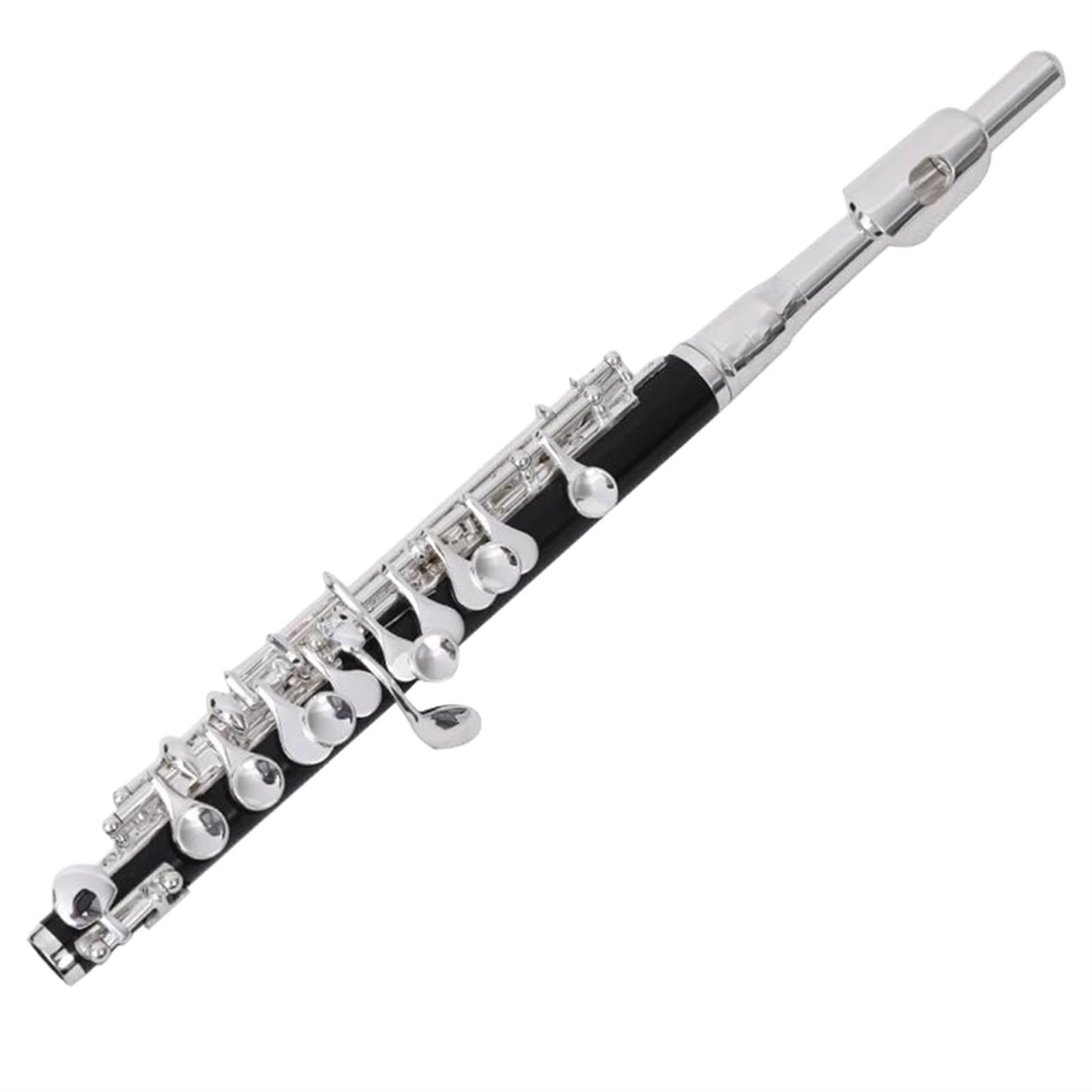 Flauto Traverso Flauto Traverso Piccolo In Cupronichel Con Chiave C Corpo Placcato In Argento Materiale Resina ABS