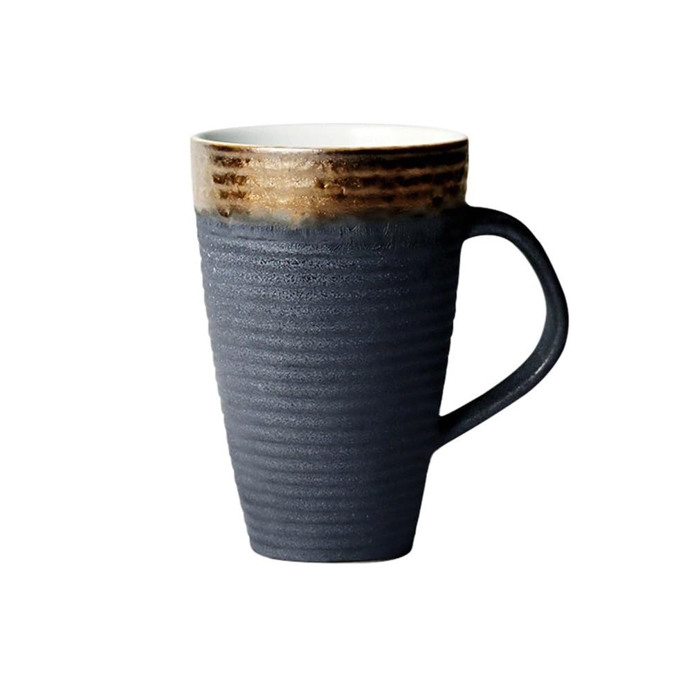 Ceramiczny kubek do kawy Kubek w stylu vintage, filiżanka do popołudniowej herbaty, kubek śniadaniowy, ceramiczny, duża pojemność, kawy Filiżanki kawy