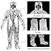 Trumego Heat Resistant Suit Fireproof Aramid Fiber Cloth Anti Thermal Radiation 1000-1200℃/1832-2192℉ (XXL)