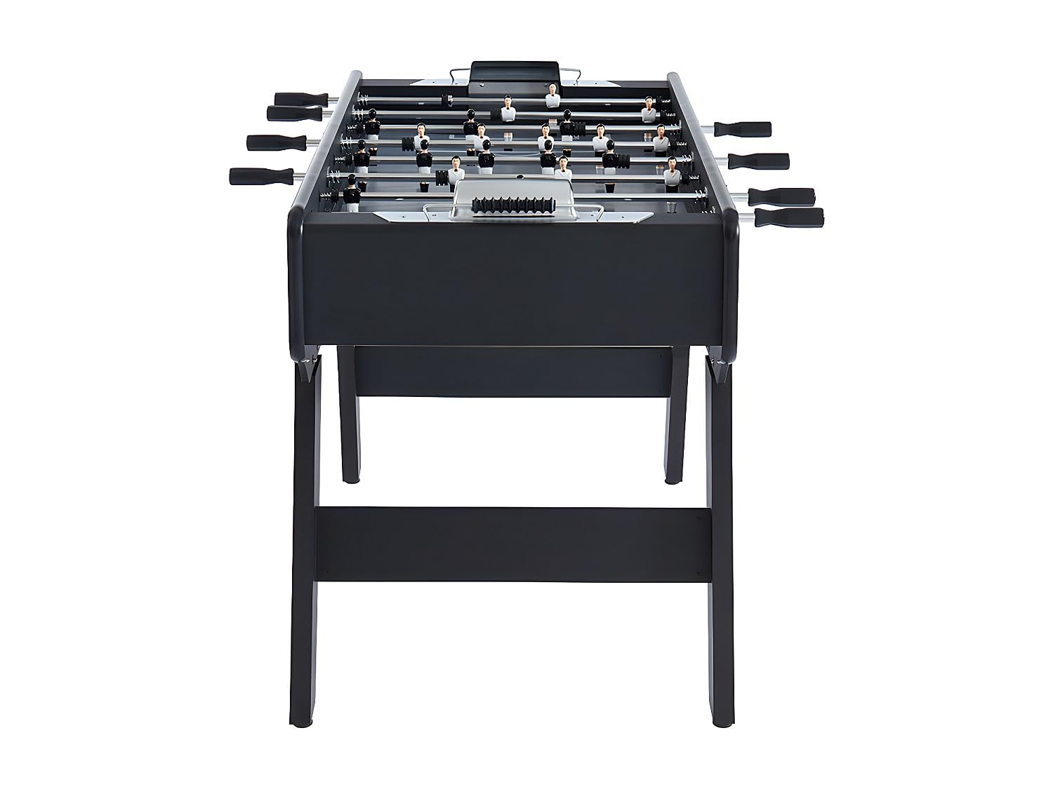 Vente-unique - Baby Foot Style Industriel en MDF - L153 x P77.6 x H96 cm - Noir - Lionel