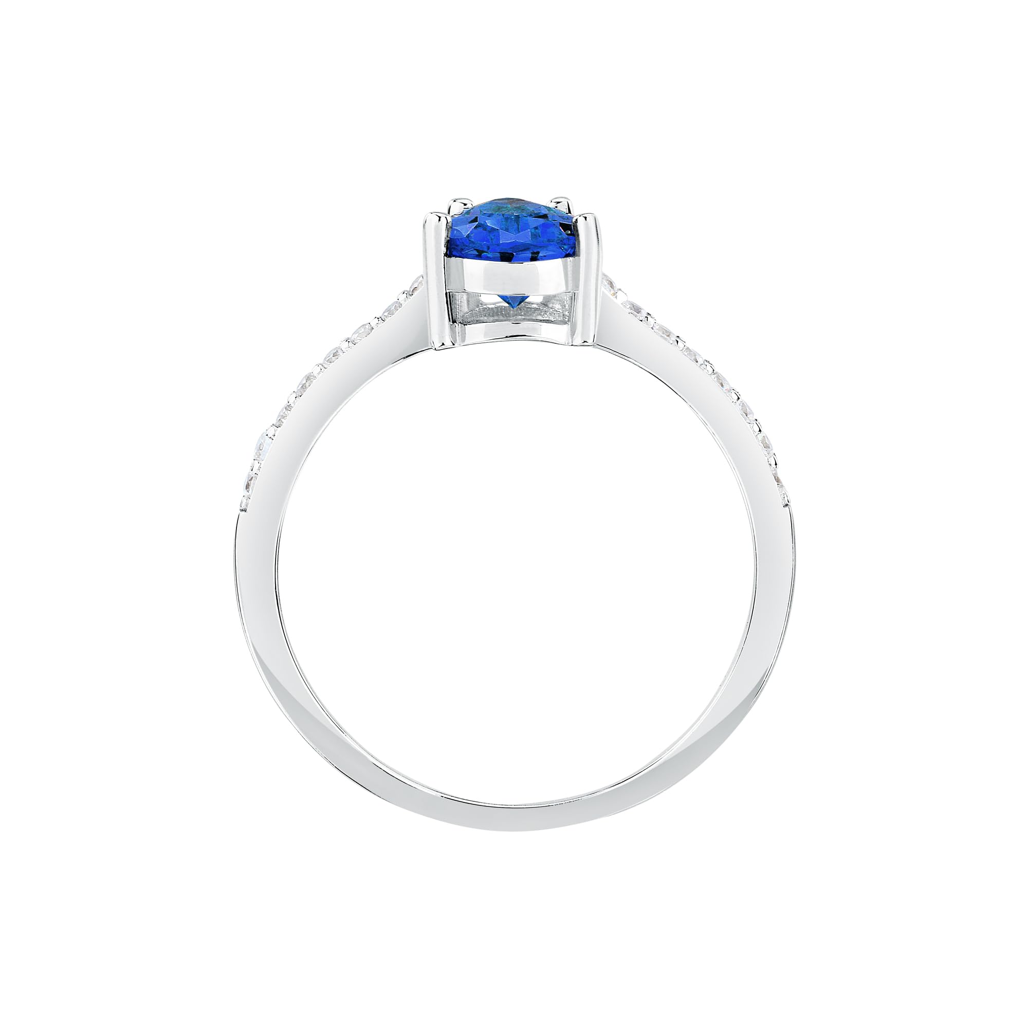 Morellato Anello Donna in Argento 925% Riciclato, Zirconi, collezione Tesori - SAIW204010
