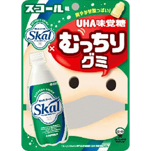 Amazon | UHA味覚糖 むっちりグミ スコール 64g×10袋入 | UHA味覚糖